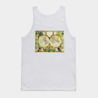 Louis Denis (1725-1794) - World Map -  Ancient Worlds Tank Top